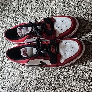 Mens red and black Nike Air Jordan size 13
